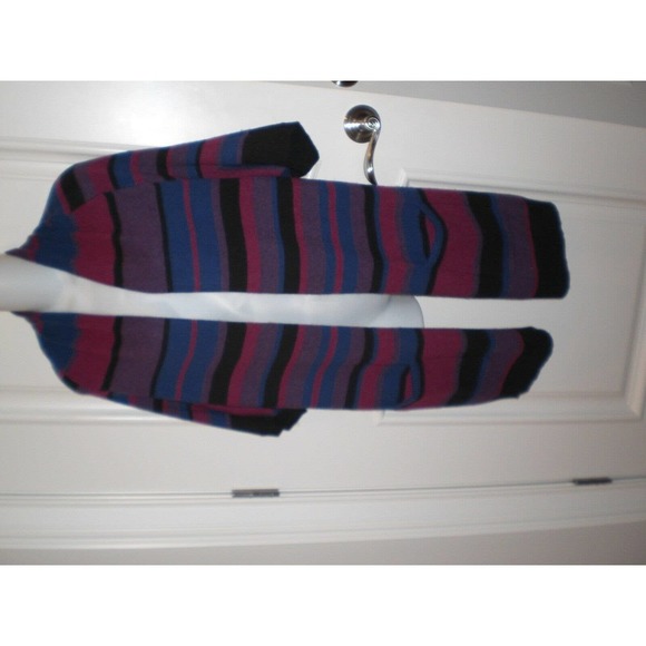 BCBG MAX AZRIA GABY DRAPED-BACK STRIPED CARDIGAN COVER UP~XS - Picture 7 of 7